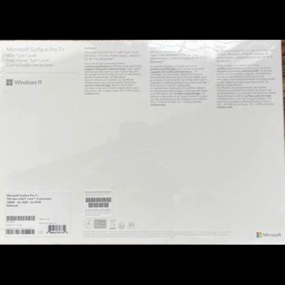 Microsoft Surface Pro 7+ 2-In-1, 12.3" Touch Screen, Intel Core i3